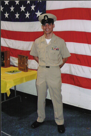 Me in Sept 2004.  Chief in the Navy.