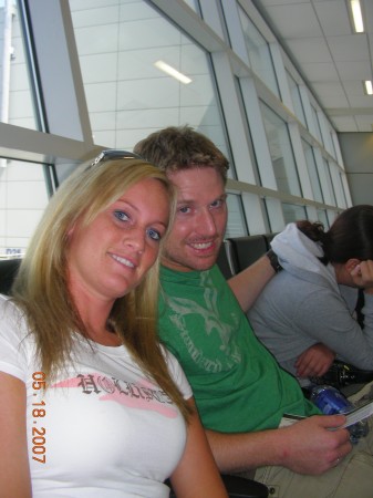 on the way to Hawaii - Kristen & Bill