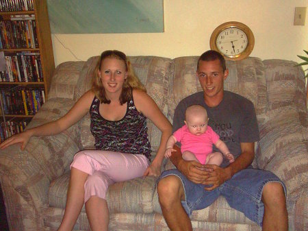 Ashley, my oldest son Chris and my 2nd granddaughter Anna.