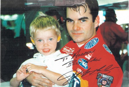 Jeff Gordon and Andrew