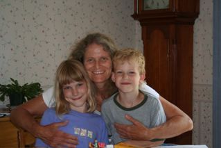 Pam and the Two Grandkids, Jess and Will