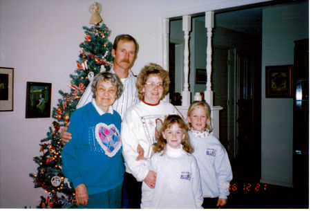 Christmas 1996 at Mom and Dad's with Gram