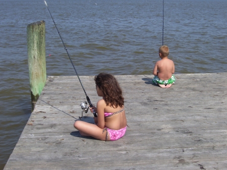 Sittin' on the dock of the bay...