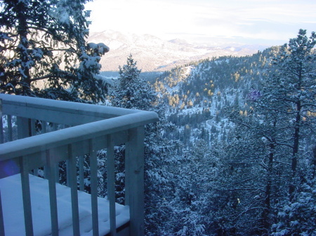 View from our house in Colorado