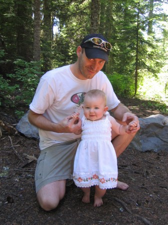 the two most important people in my life; chris and my daughter katana