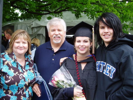 Abby's graduation from Bentley College - May 2007