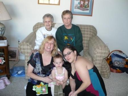 5 generations of girls