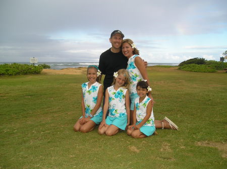 Dan, Me, and our daughters in Kauai, Hawaii