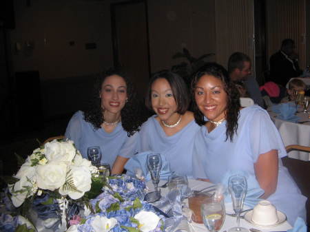 Me, my little sister and Toya at Ashley's Wedding
