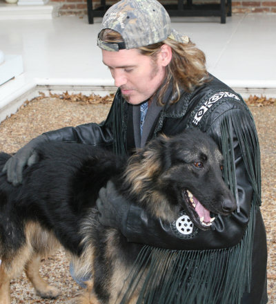MY MAN - Billy Ray with his dog Tex