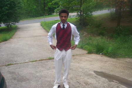 LaVel on his prom day