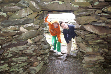 Tom and friend exploring Ireland