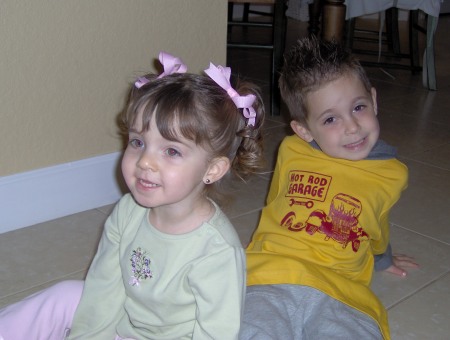 My kiddies, Julia and Kyle Dec 2005