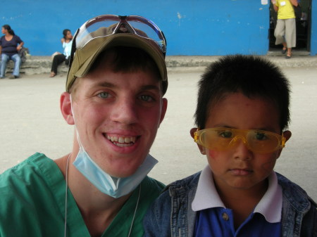 Brad doing medical in South America