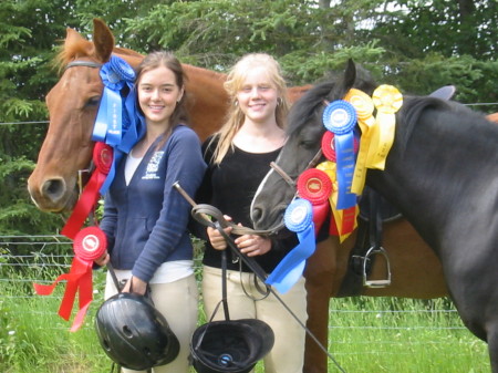 A proud day for Roodle & Riley at the Equestrian Finals.