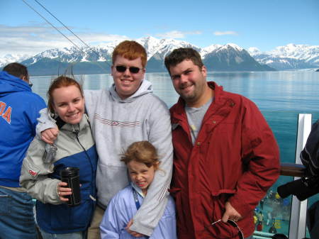 kids on Alaska cruise 2006