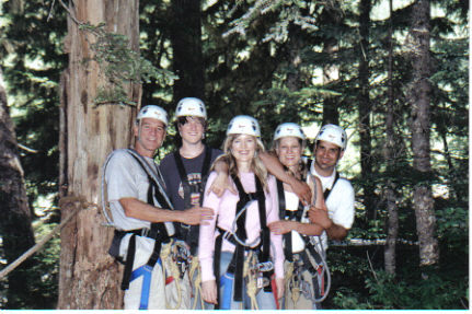 Mt Whistler zipline 2006