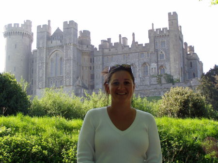 Me in front of Arundel Castle