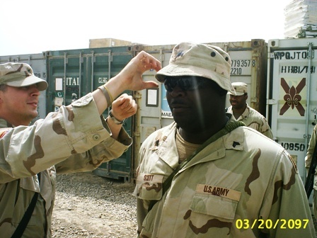 Promotion to Sgt In Baghdad, Iraq