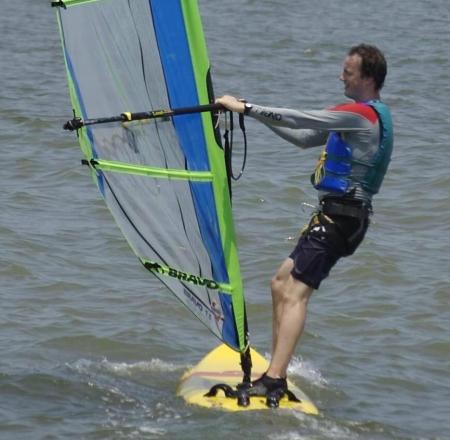 Windsurfing out of Seabrook