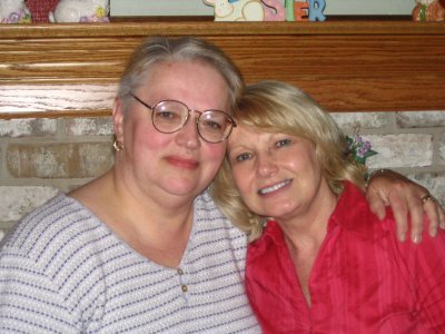 Gloria Cook Kerstetter & Me at Gloria's on 4/12/06