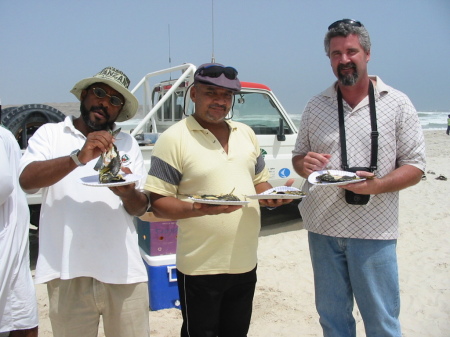 BBQ with the locals at the Arabian Sea