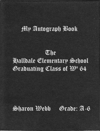 Sharon Sleight's album, Autographs, Halldale Elem. Graduation
