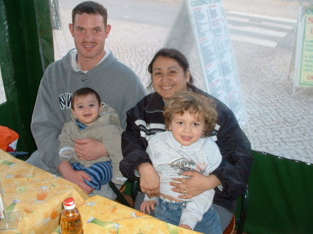 my family in portugal on vacation