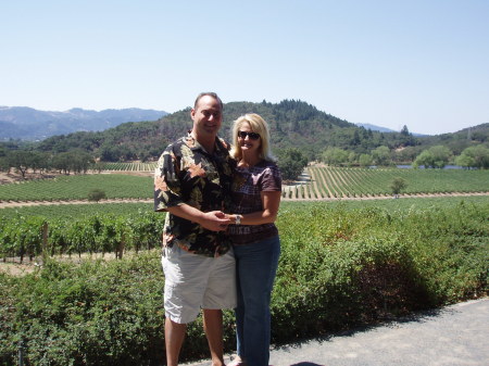 Jim and Trisha in Napa