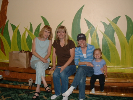 My Mom, Myself, My Sister & Neice at my son's birthday party