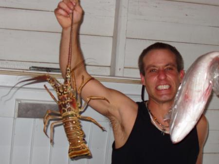 lobster fu%*in fishing in Jamaica