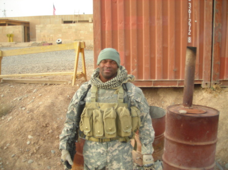 LT Roach in Iraq just off a mission