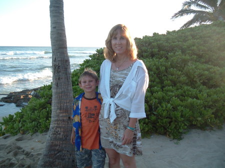 my son, Bryan and I, hawaii 2006