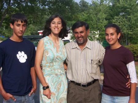 Srini and some tall kids!
