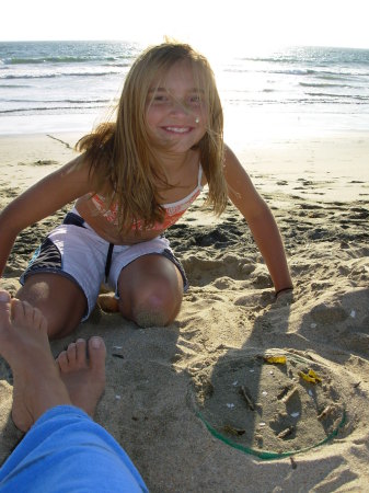 Brooke on the beach 10/06