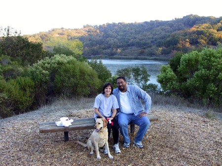 Hiking around the Lafayette, CA reservoir with Marc West