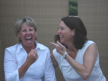Last years (2006) birthday....I have no idea what we're laughing about !