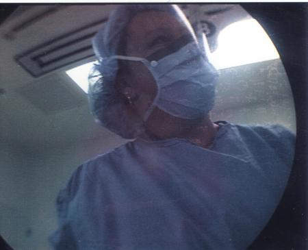 rhonda in surgery camera 1993