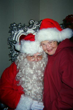 Eileen as Santa
