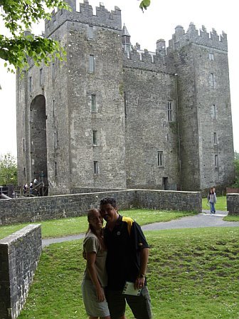 Patrick and I at Bunratty Castle - Ireland