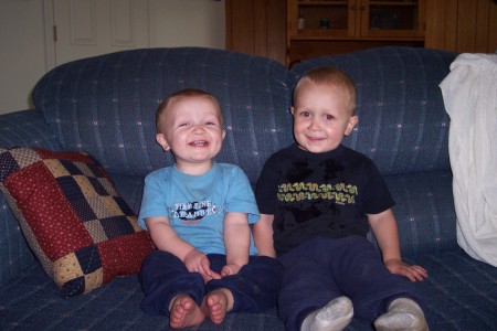 Grandson's  Joshy and Lukas