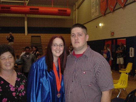 My daughter Laura's Graduation 2005 with my son Brian.