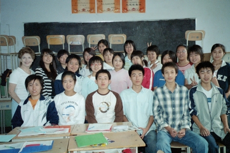 My class of English students