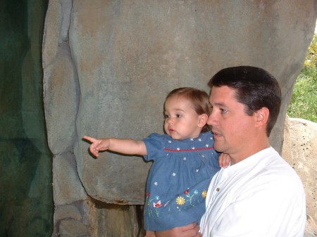 Dan & Haley at the zoo