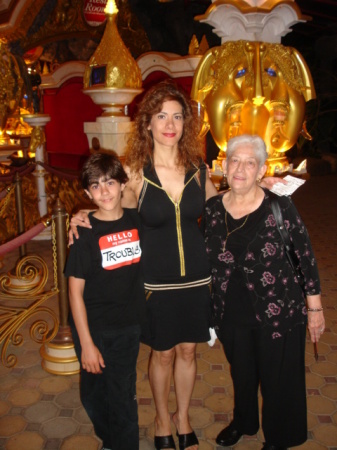 Javier, Abuela and Me in Phuket, Thailand