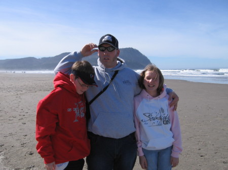 Adam, Marly and me at Lincoln City 2007