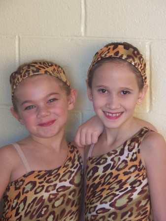 Abbey and friend "jungle" costumes