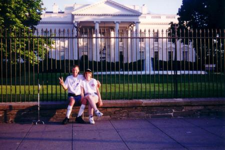 Don and Carrie visit White House-1997