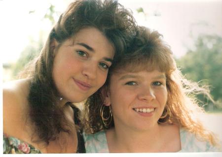 daughter Charmaine and donna at 17