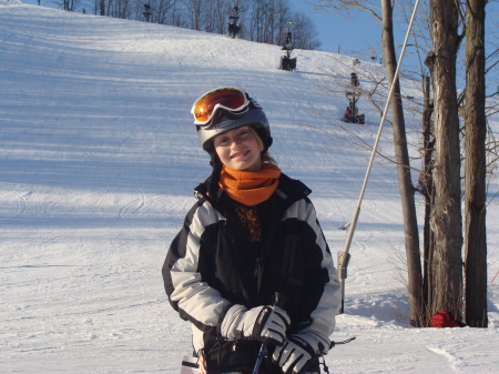 Miranda skis like a pro!